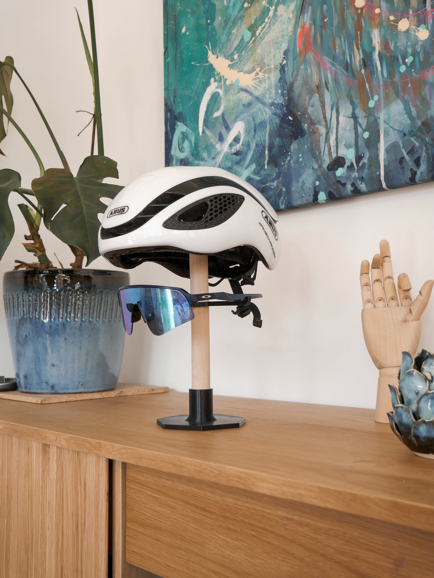 Helmet + Glasses Stand
